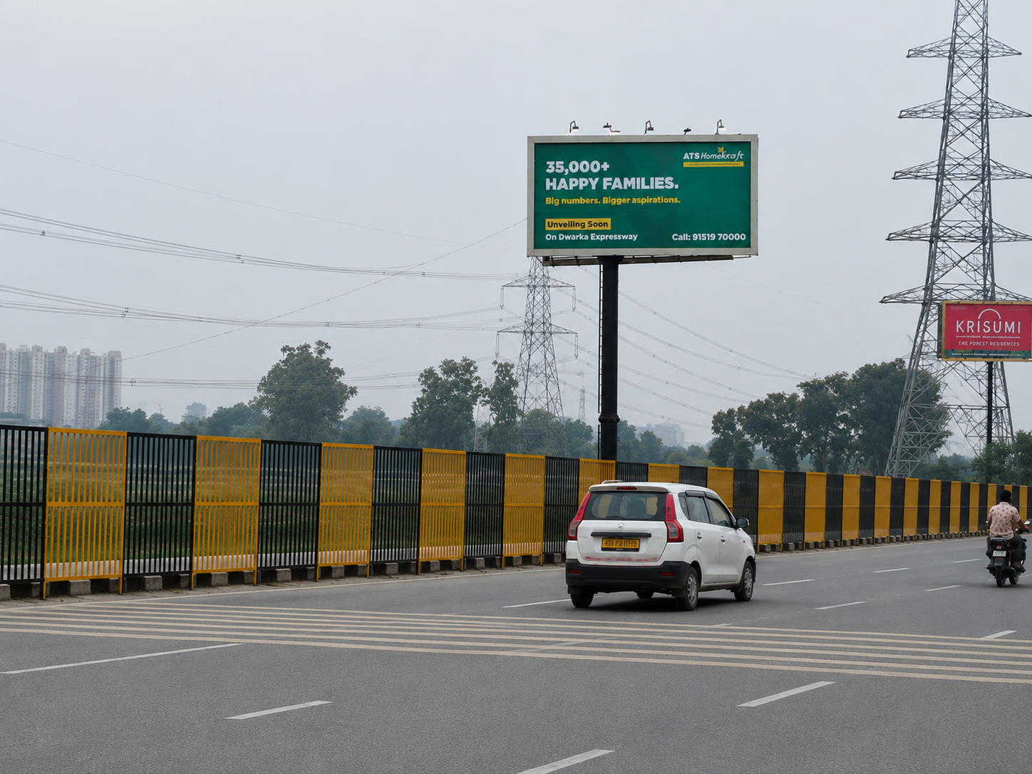 ATS HomeKraft · Dwarka Expressway · Illuminated
